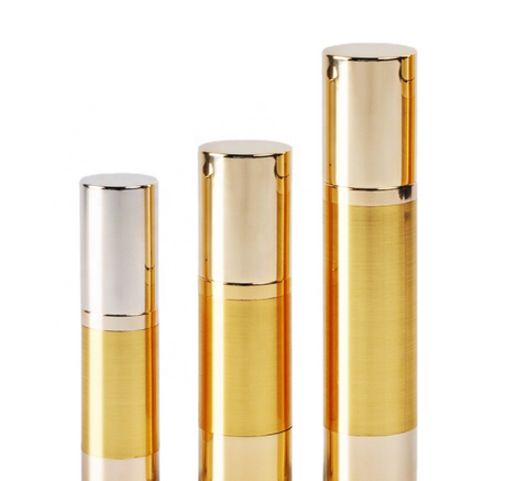 15ml 30ml 50ml gold plastic lotion airless pump cosmetic packaging bottle.png